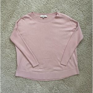 Loft pink tunic sweater in size S
